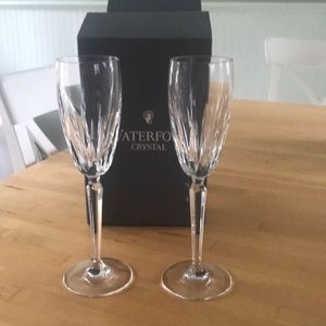 Waterford Crystal Champagne Flutes (2)
